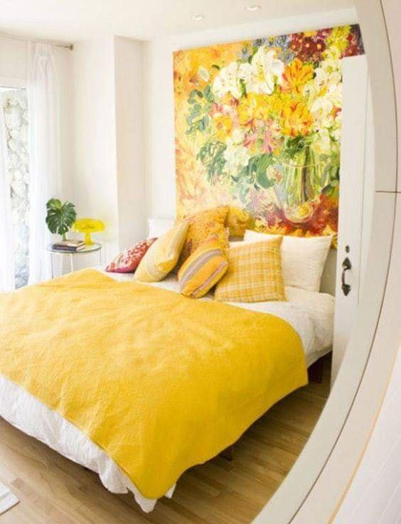 yellow bedroom