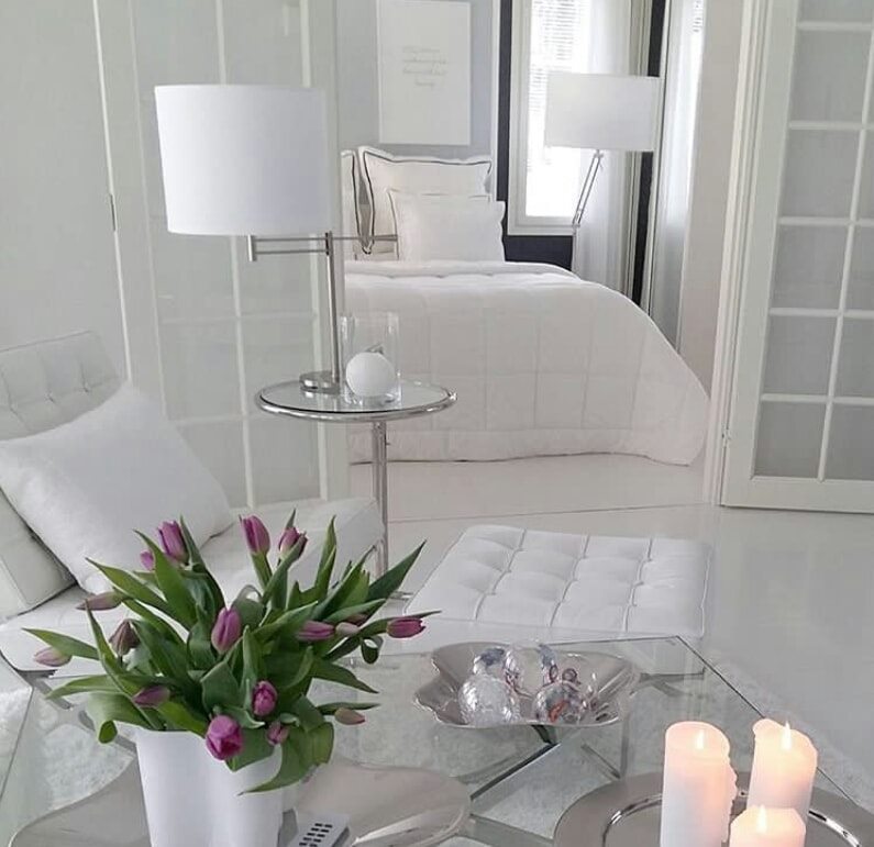 white bedroom