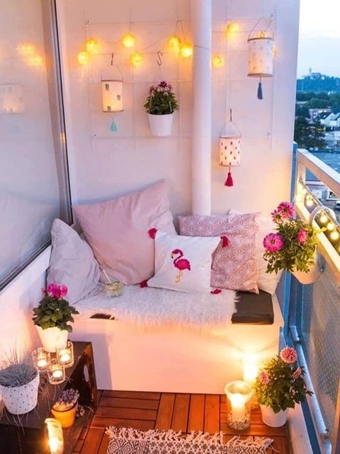 Lovely Balcony Corners Designs