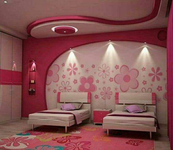 pink bedroom