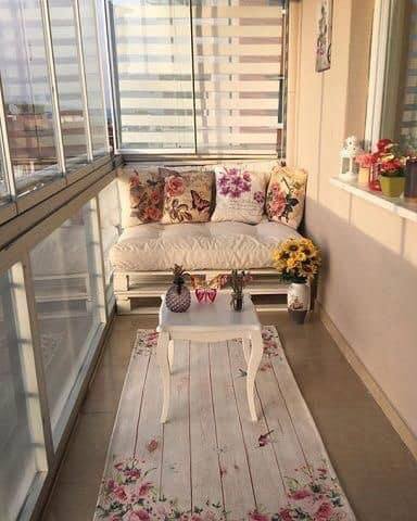 small balcony areas