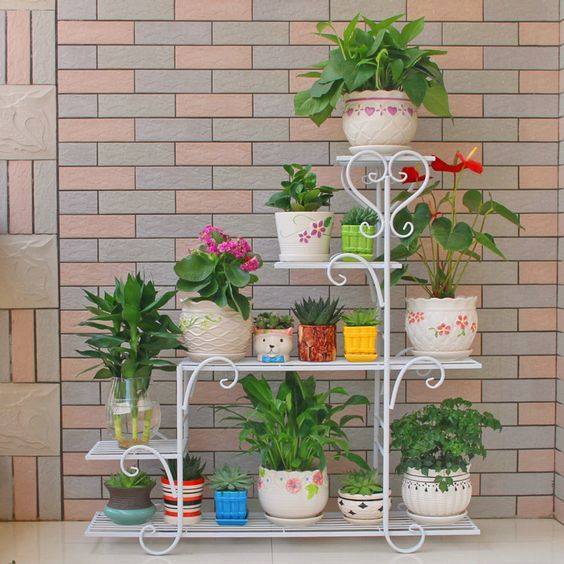 metal plant stand