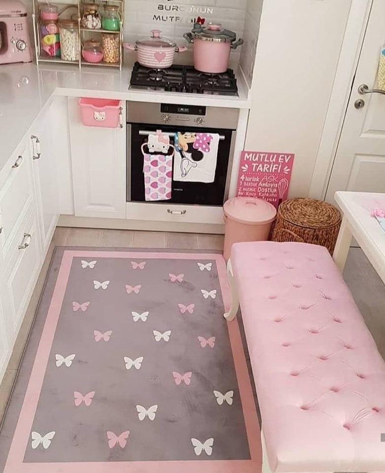 pink kitchen