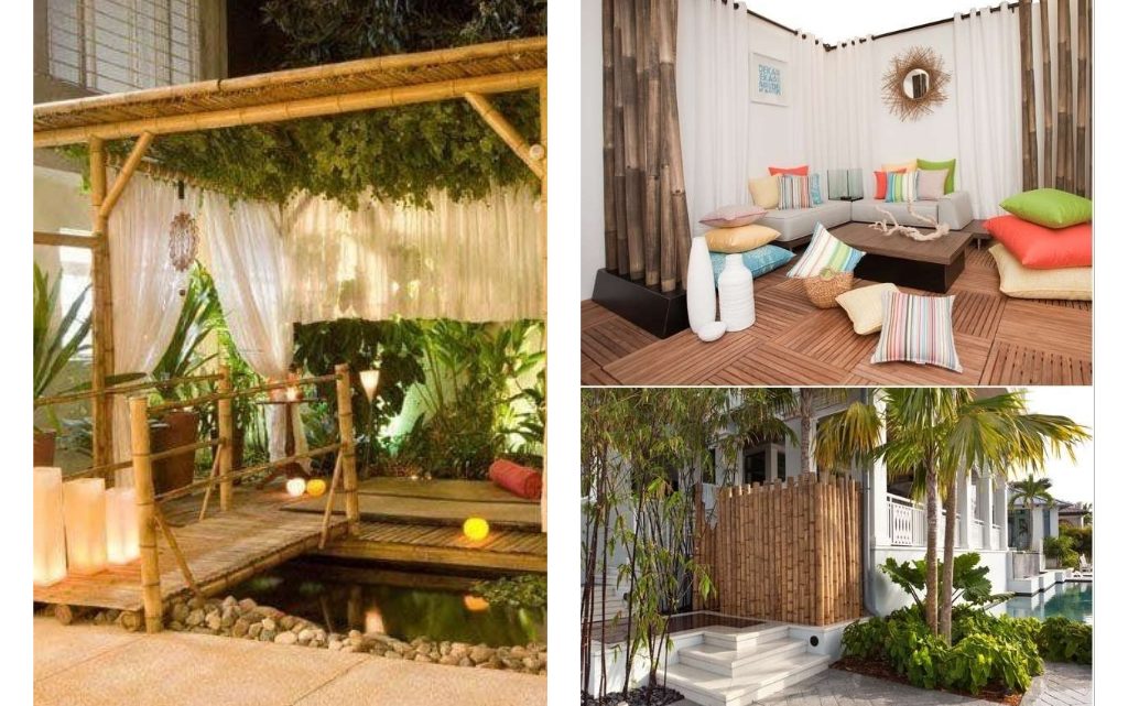 Make Your Yard Modern With Bamboo Decorations