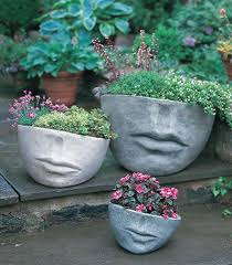 concrete face planters