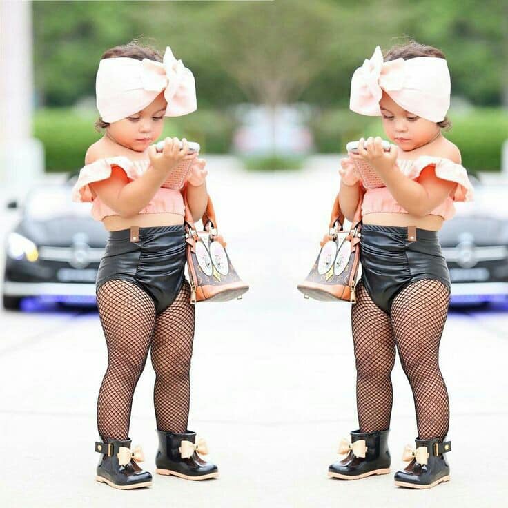 Trendy baby hot sale girl outfits