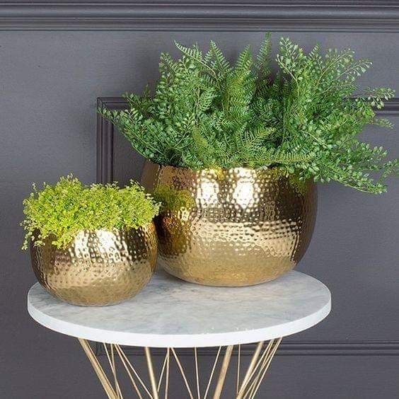 golden vases