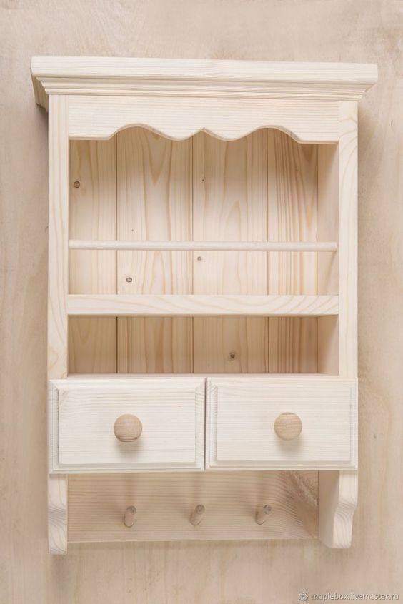 closed wooden shelves