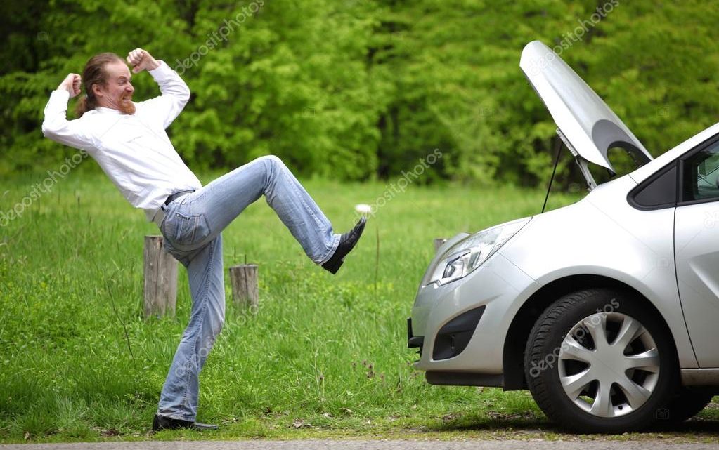 Fixing the Car After She Brokes in the Middle of Nowhere