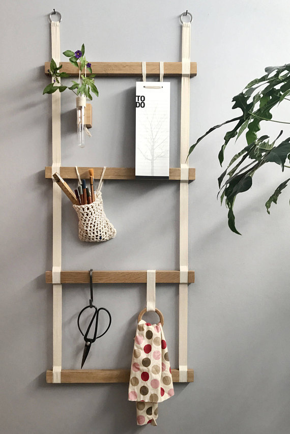 ladder shelving