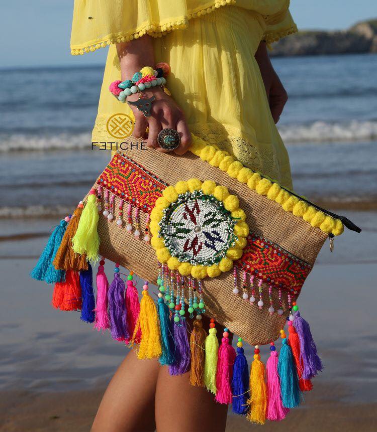 boho bag for beach time