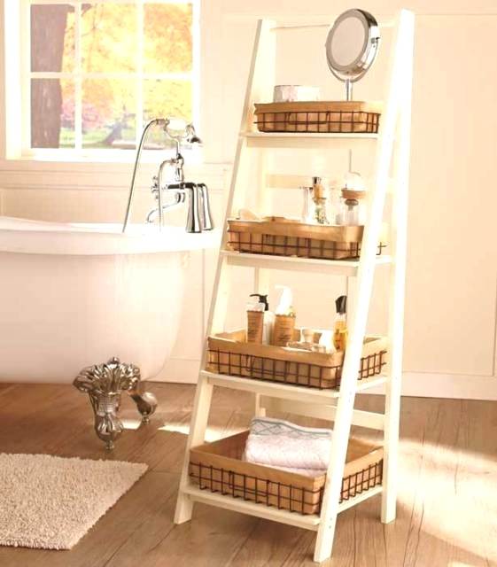 wooden ladder