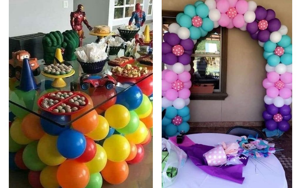 Creative Birthday Decorations with Balloons