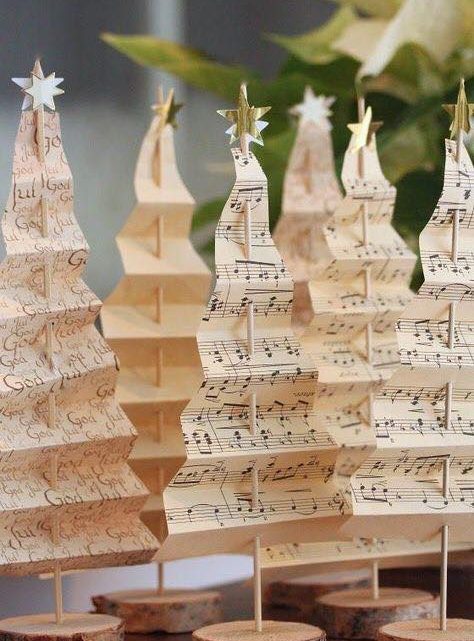 DIY Paper Christmas Trees that I Love it