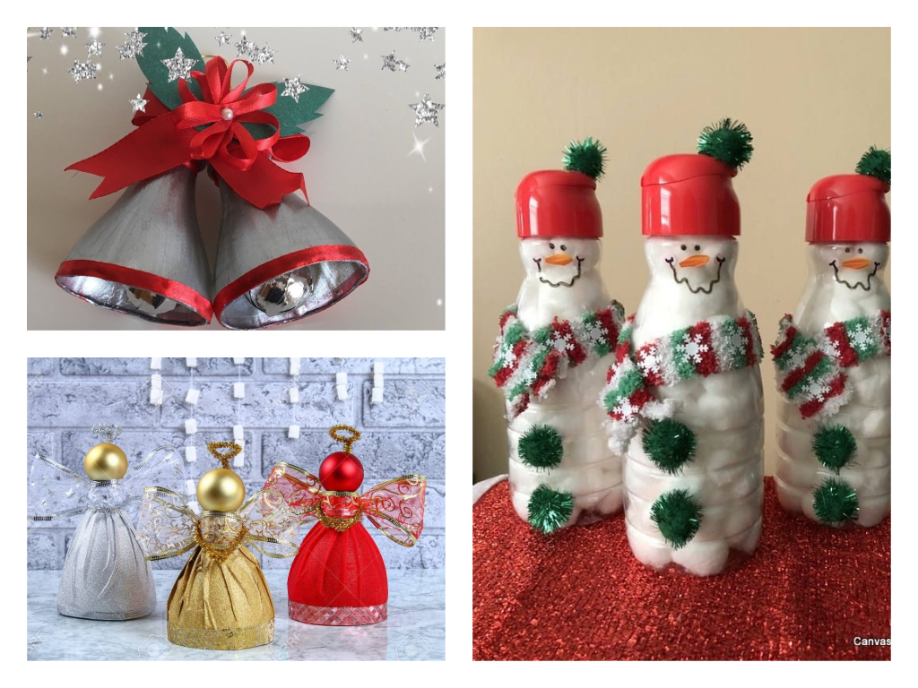 Plastic Bottles Ornaments  Christmas Crafts