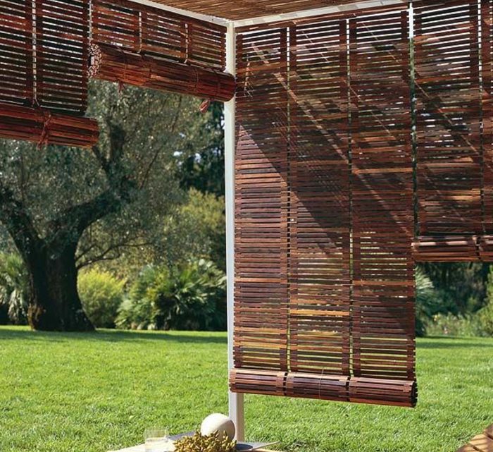 Caring For Outdoor Bamboo Roller Blinds