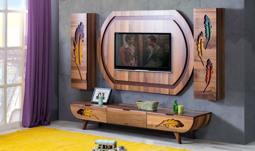 tv unit shelves