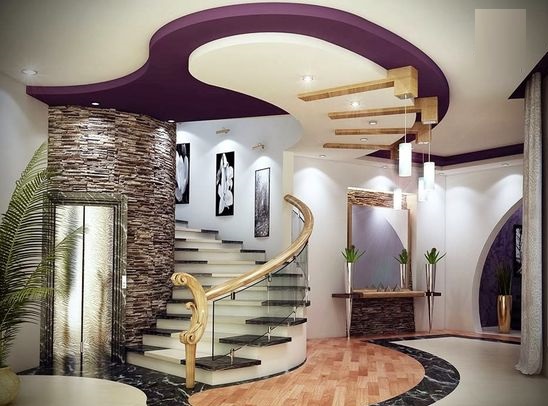 gypsum board and stairs