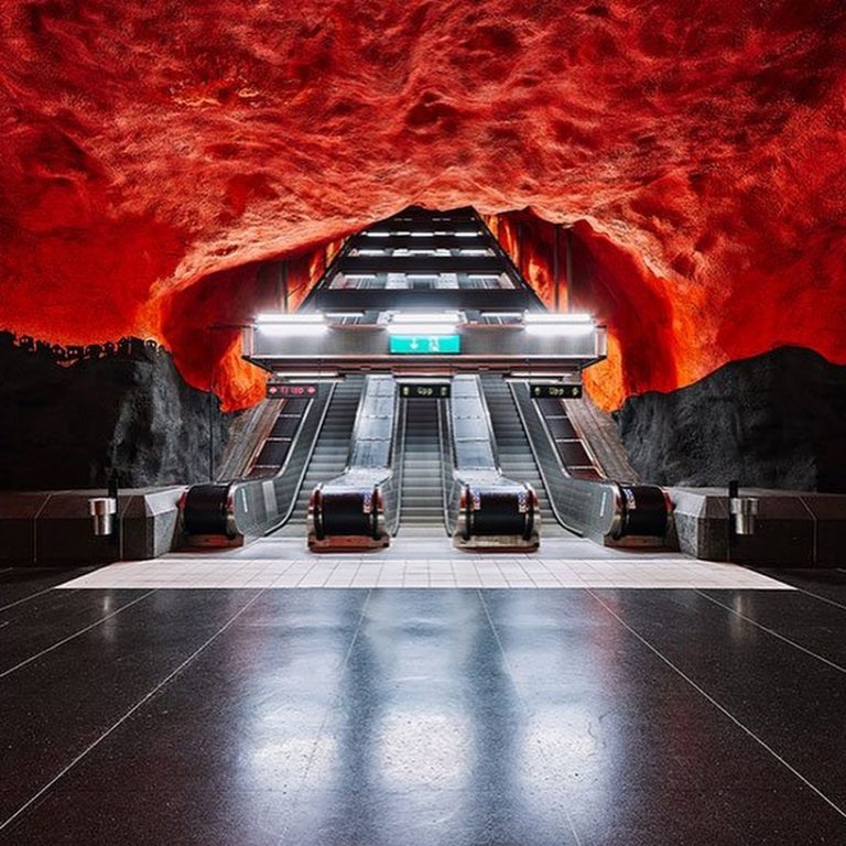 Stockholm Underground Metro Stations Art. WOW! – Keep it Relax