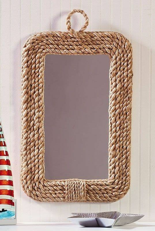 rope mirror frame