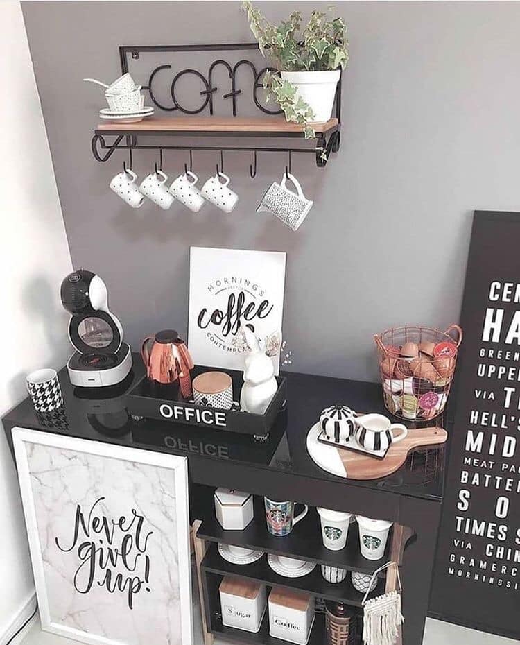 coffee shelves