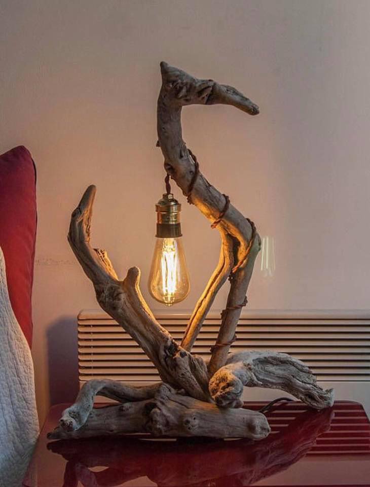 Magnificent Tree Branches Lighting In Home, Table Lamp Tree Branches