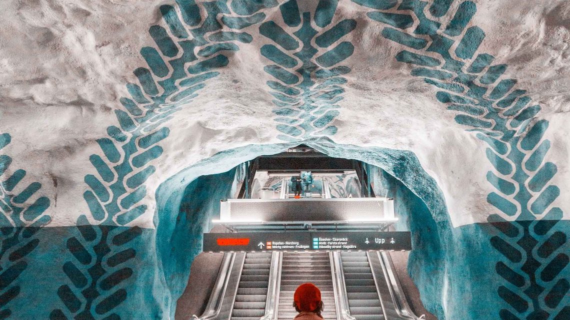 Stockholm Underground Metro Stations Art. WOW!