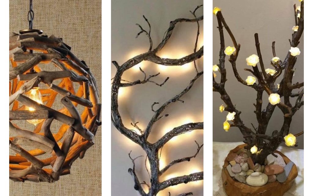 Magnificent Tree Branches Lighting in Home