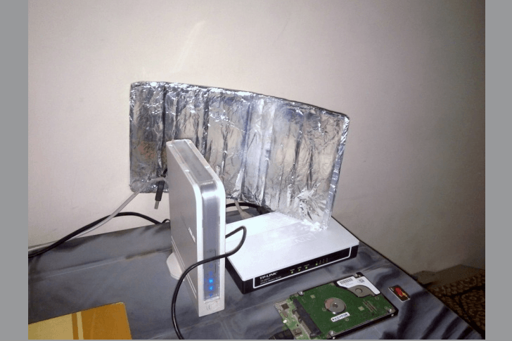 aluminum foil foe wifi connection