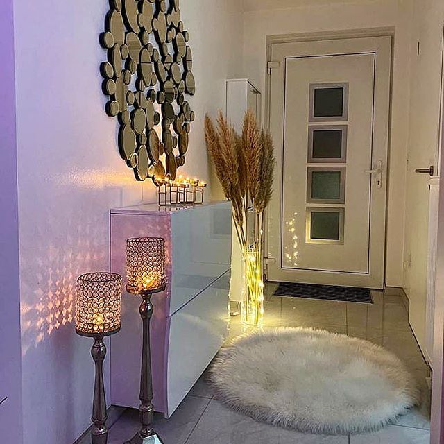 white entryway