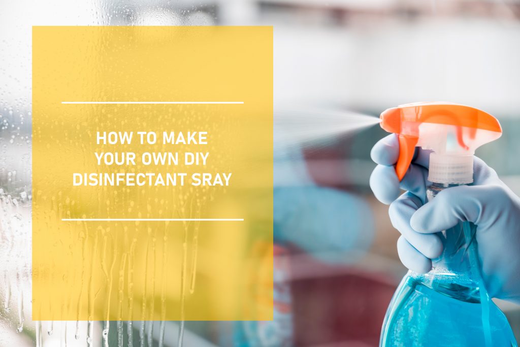 DIY disinfectant spray