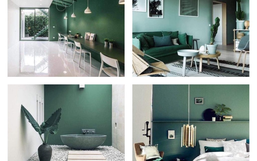 Dark Green Interiors – Ideas for You