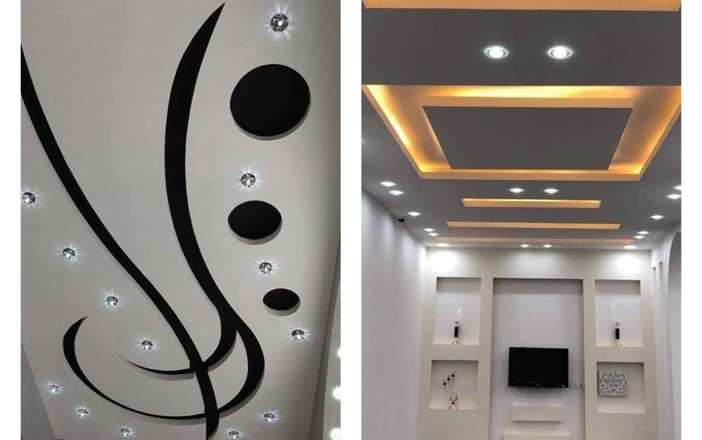 Gypsum Board and LED Lights in Combination