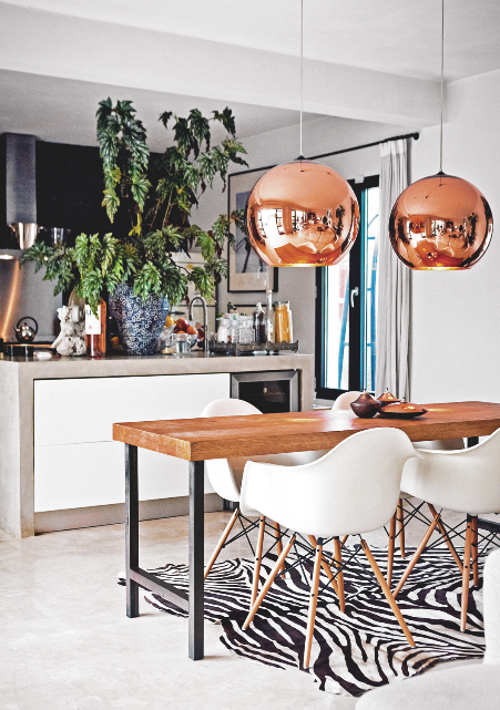 Decorating Interior With Copper Accent