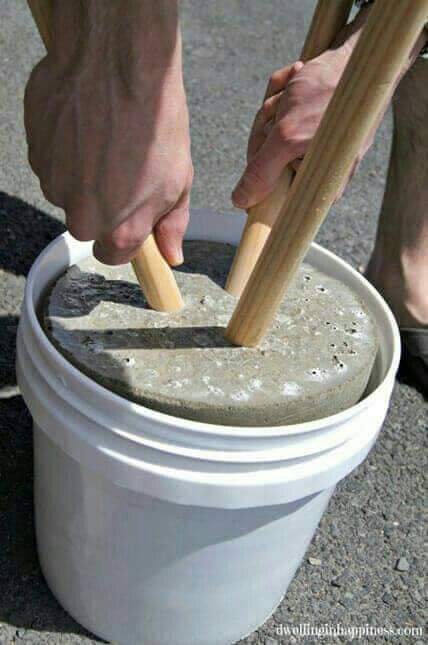 diy concrete stool