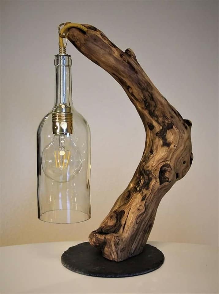 diy stump bulb