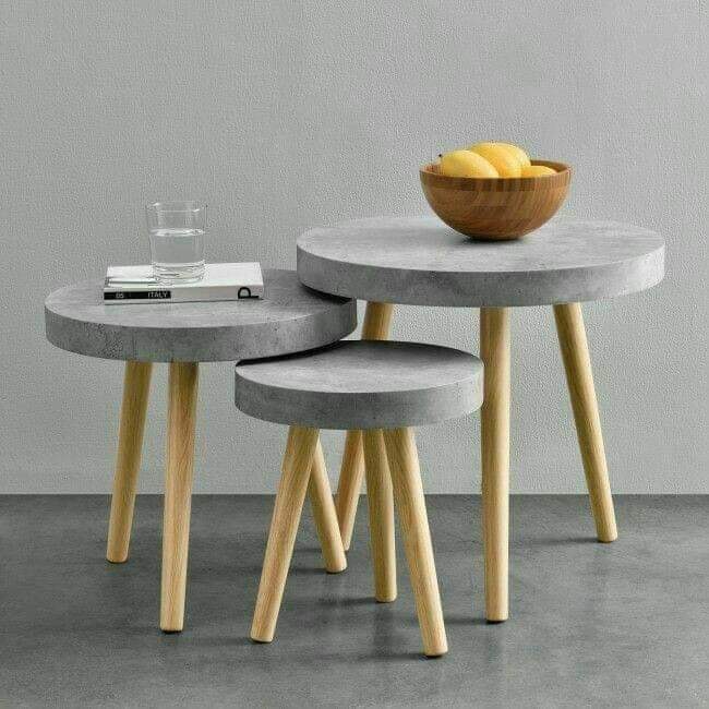 concrete table