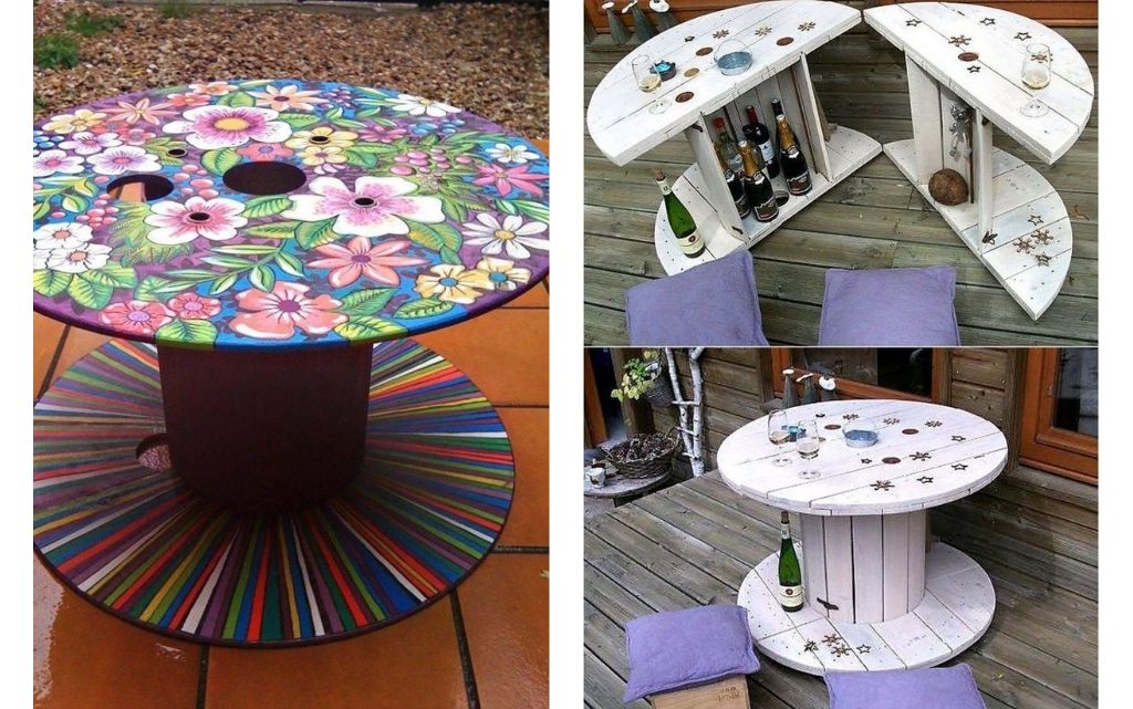 24 Eye Catching DIY Table Top Ideas for Your Outdoor Space