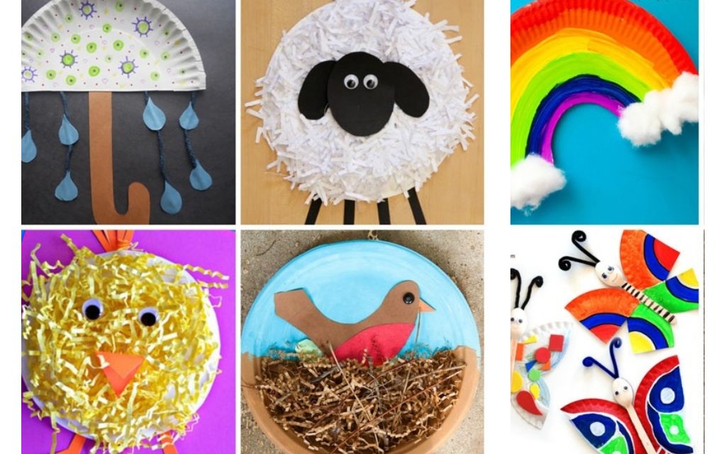 Colorful Plate Crafts For Boring Days