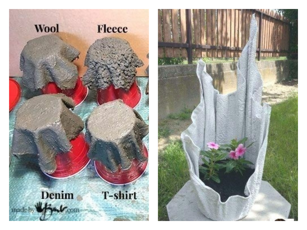 Magnificent DIY Cement Flower Pots