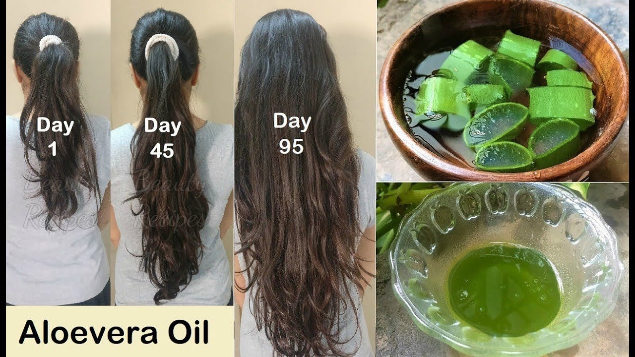 Your Hair Will Grow With Aloevera Oil