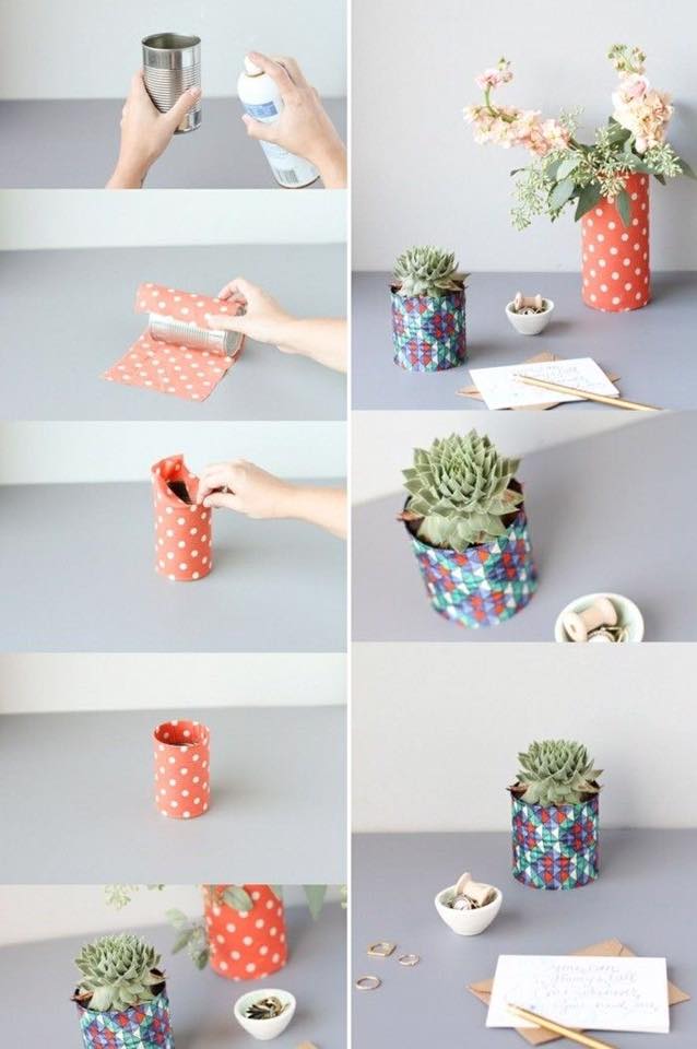 tin can decor