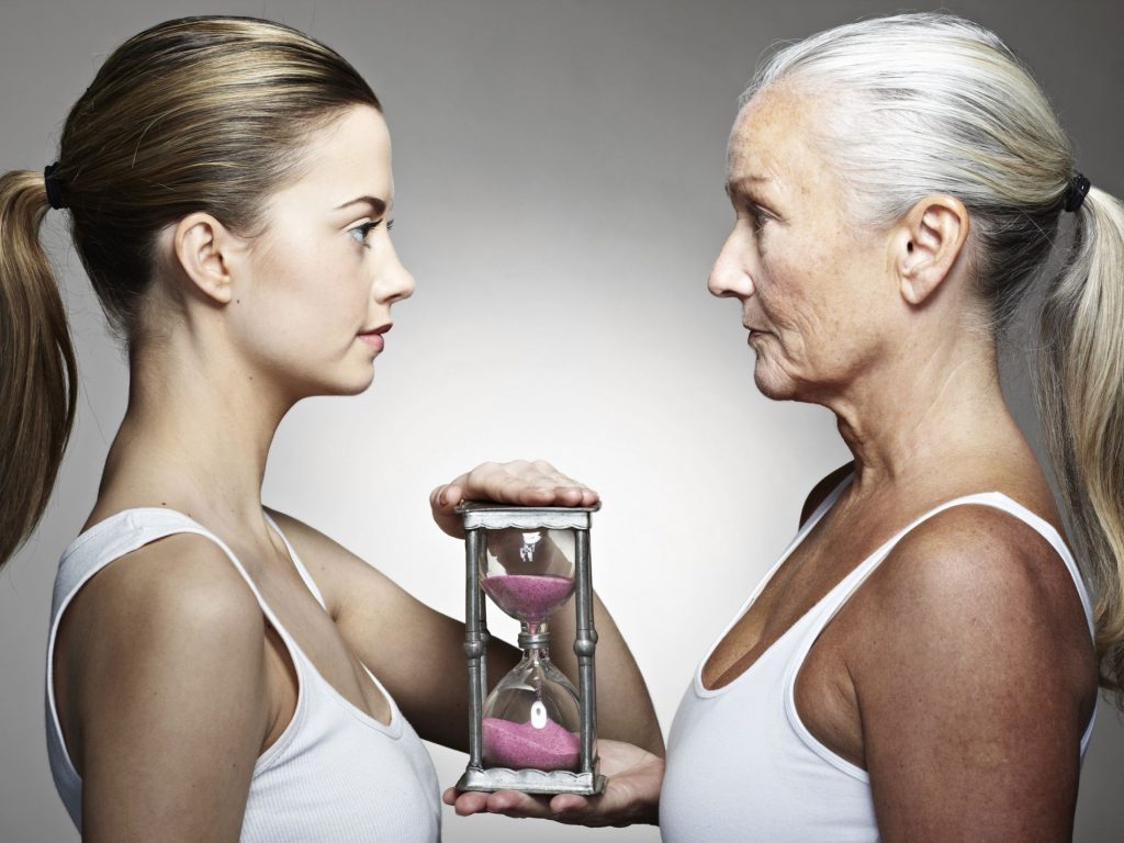 young woman vs old woman