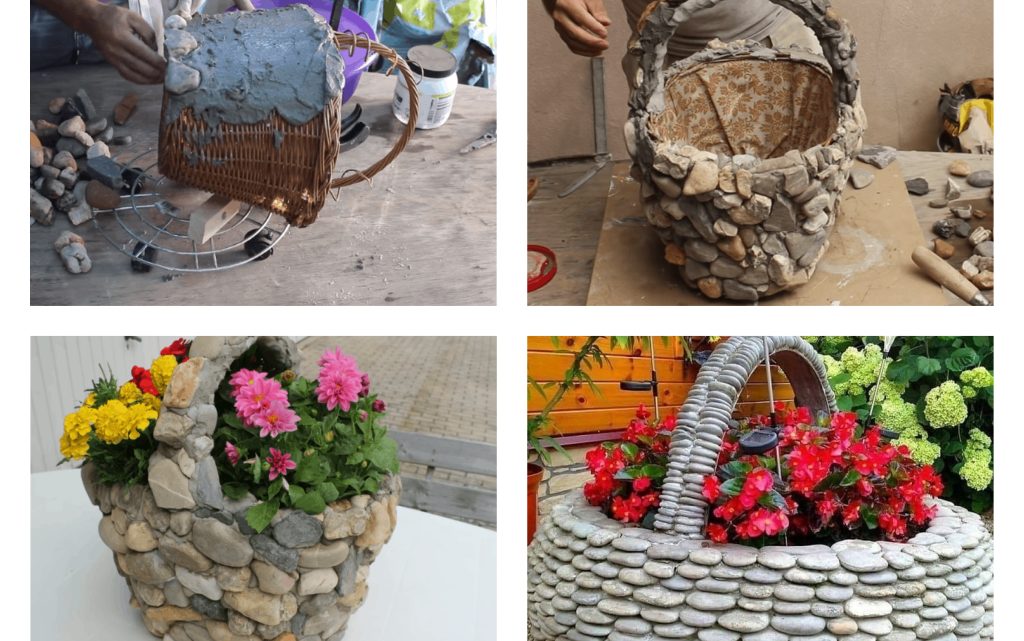 Magnificent and DIY Rocks Flower Pots