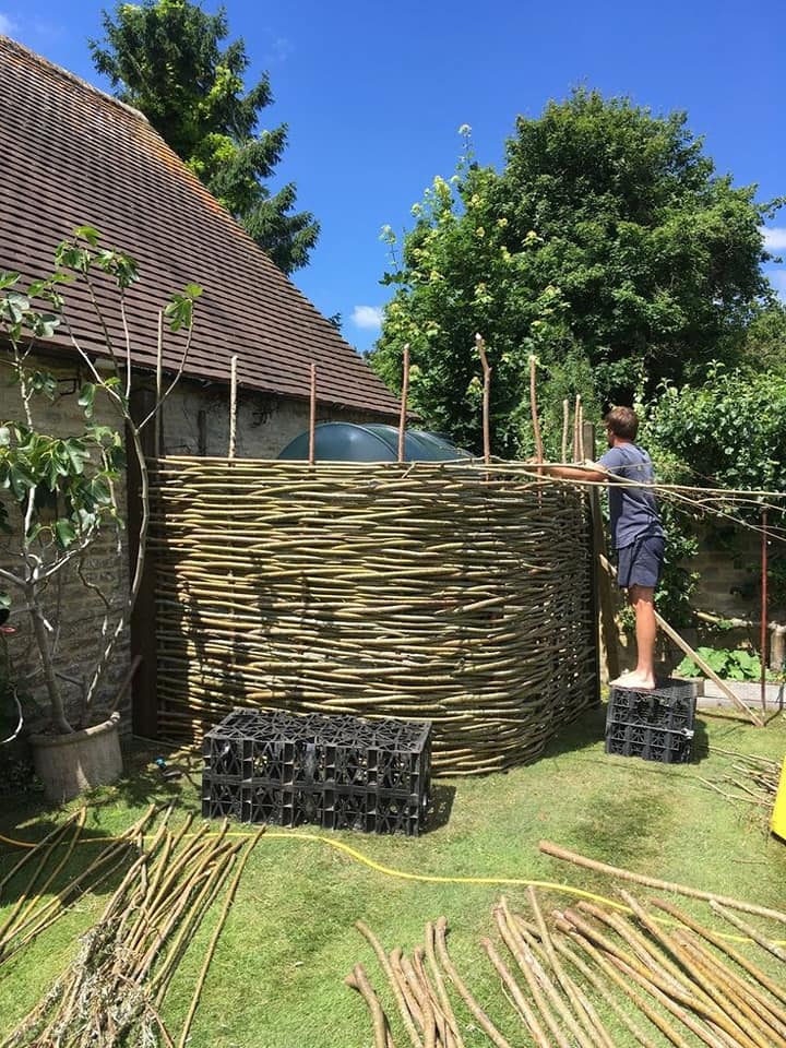 woven willow screens