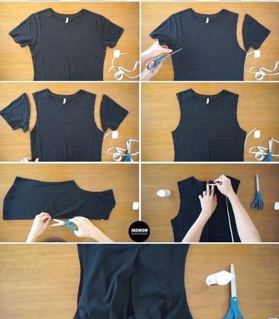 DIY Twist Front Dress From Oversized Shirt