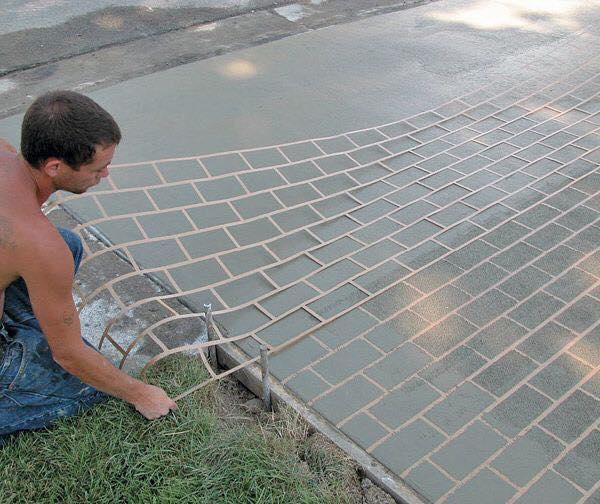 concrete walkway