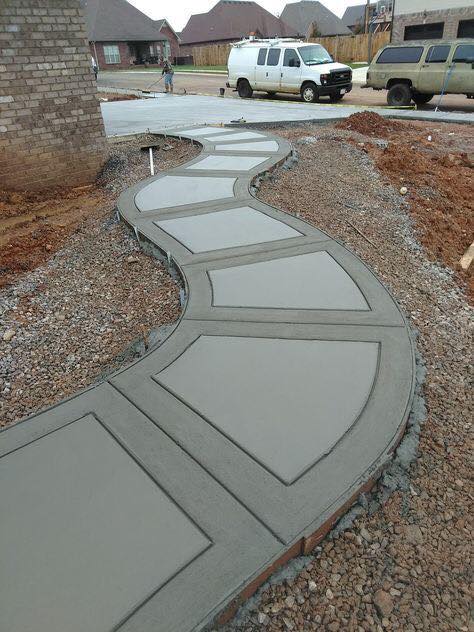 concrete walkway