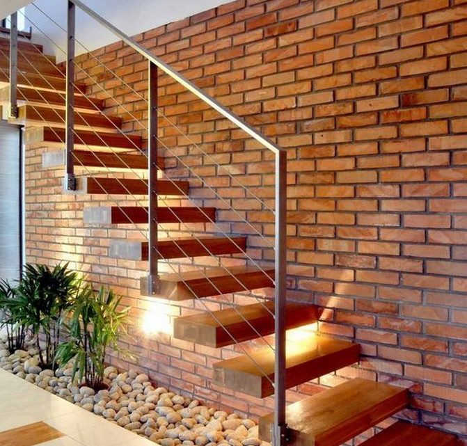 Our Modern Stairs With Mini Garden Option