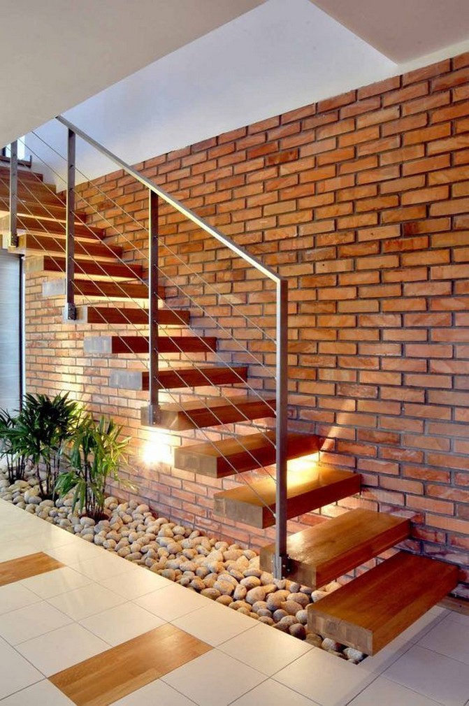 Our Modern Stairs With Mini Garden Option